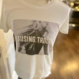 Hollister Causing Trouble Short Sleeve Graphic Tee
